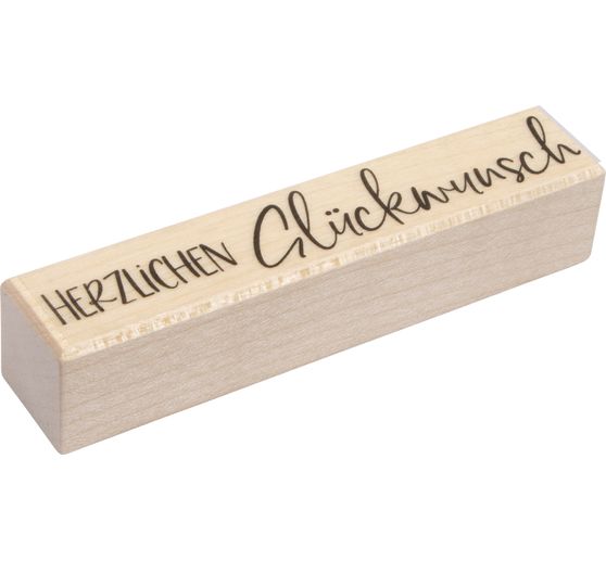 BUTTERER Stempel "Herzlichen Gl&uuml;ckwunsch"