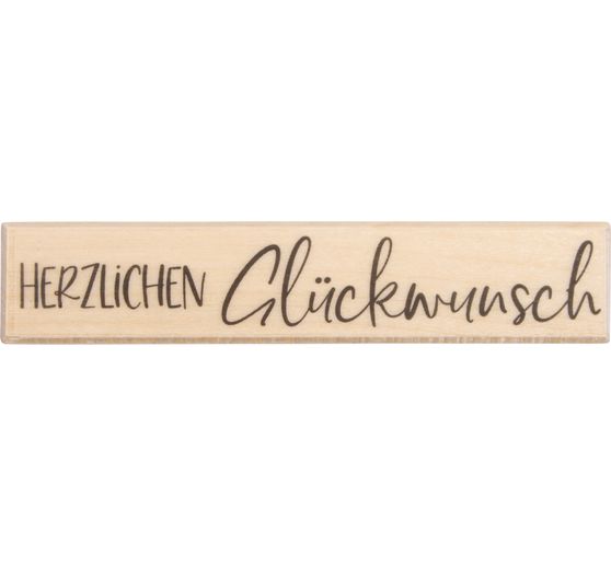 BUTTERER Stempel "Herzlichen Gl&uuml;ckwunsch"