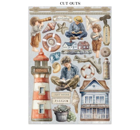 Junk Journal Book "Silent Sea"