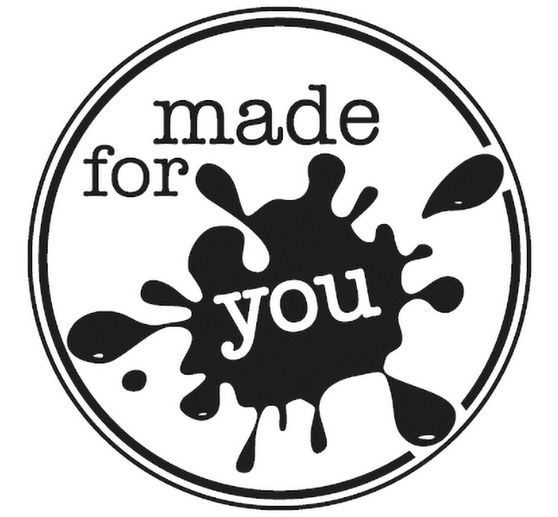 BUTTERER Stempel "made for you"