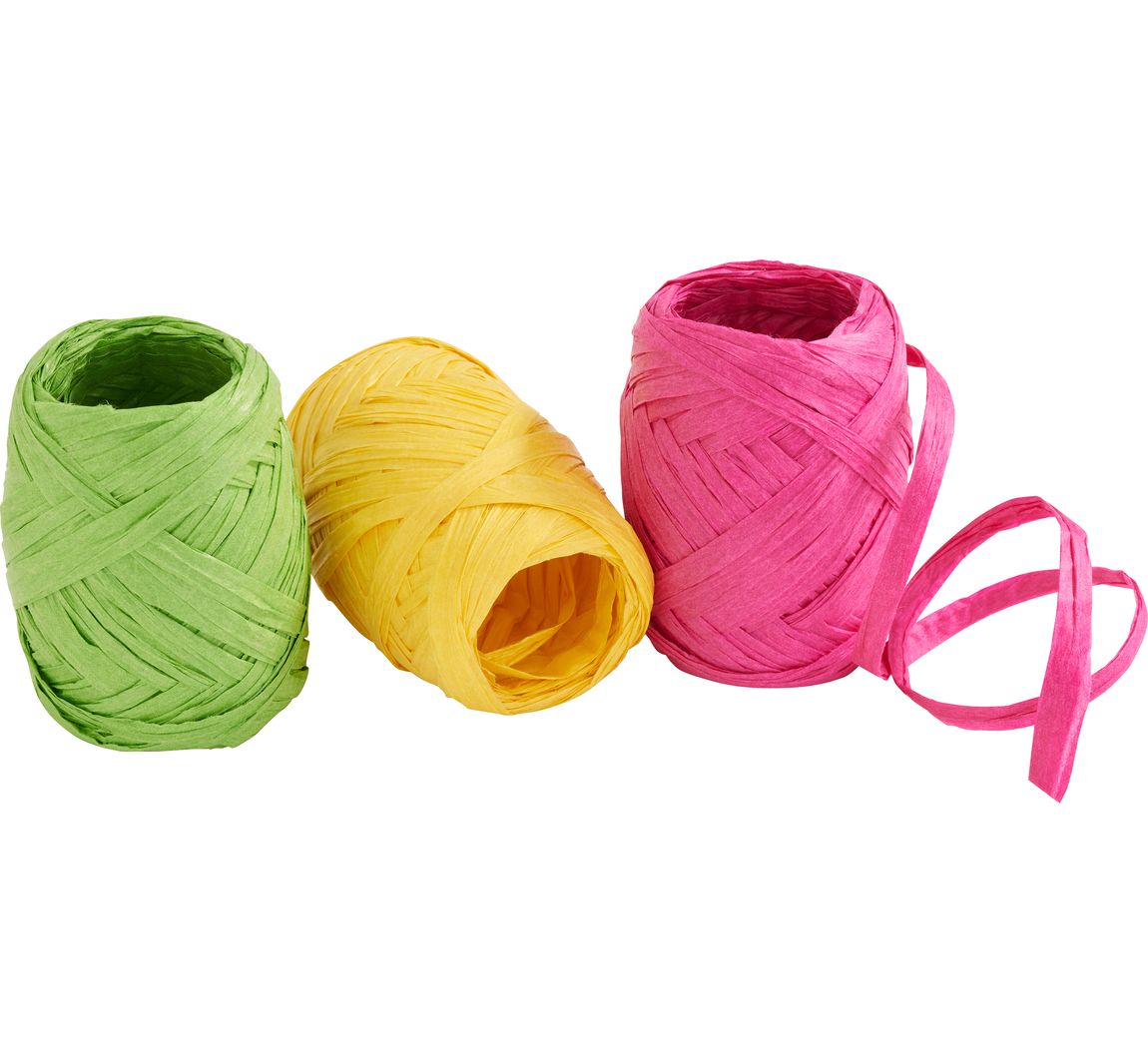 VBS Raffia Papierband, 3er-Set