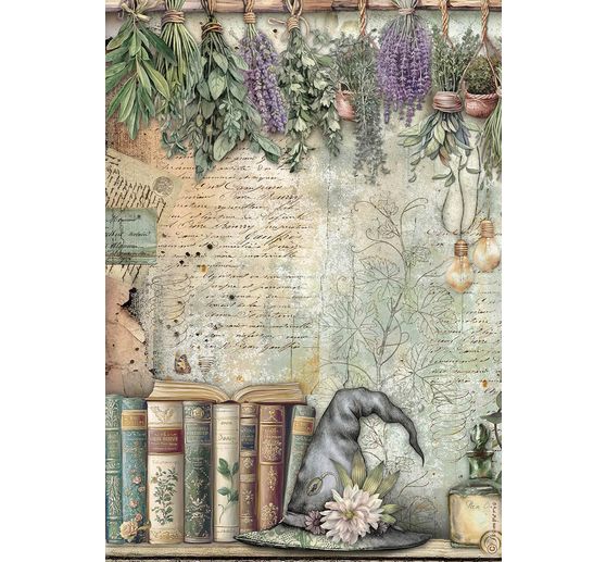 Motif straw silk assortment "Herbarium Silvae", set of 6