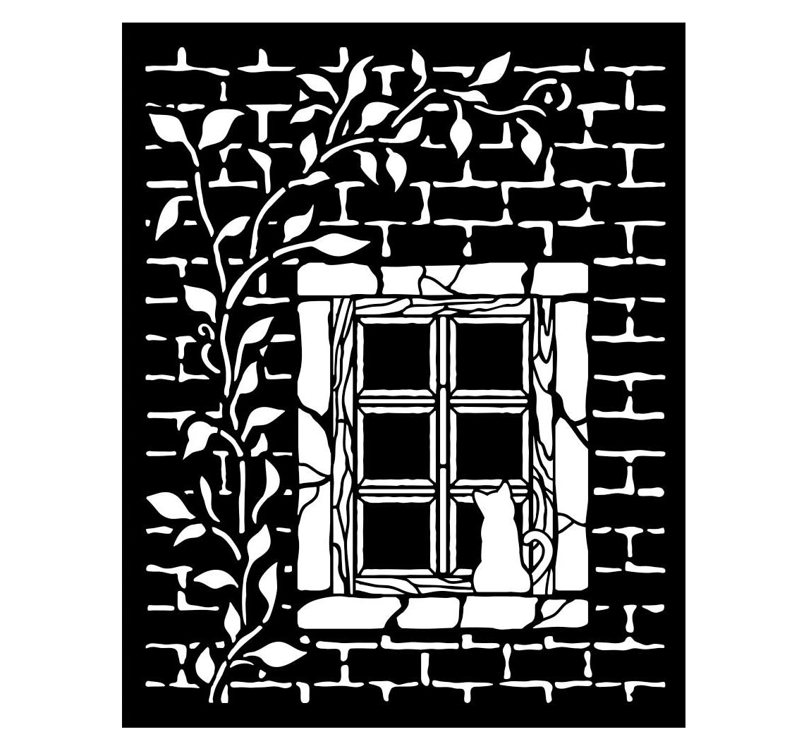 Schablone "Herbarium Silvae - Country Window"