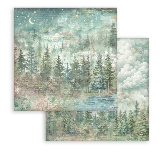 Scrapbook block "Herbarium Silvae Backgrounds"