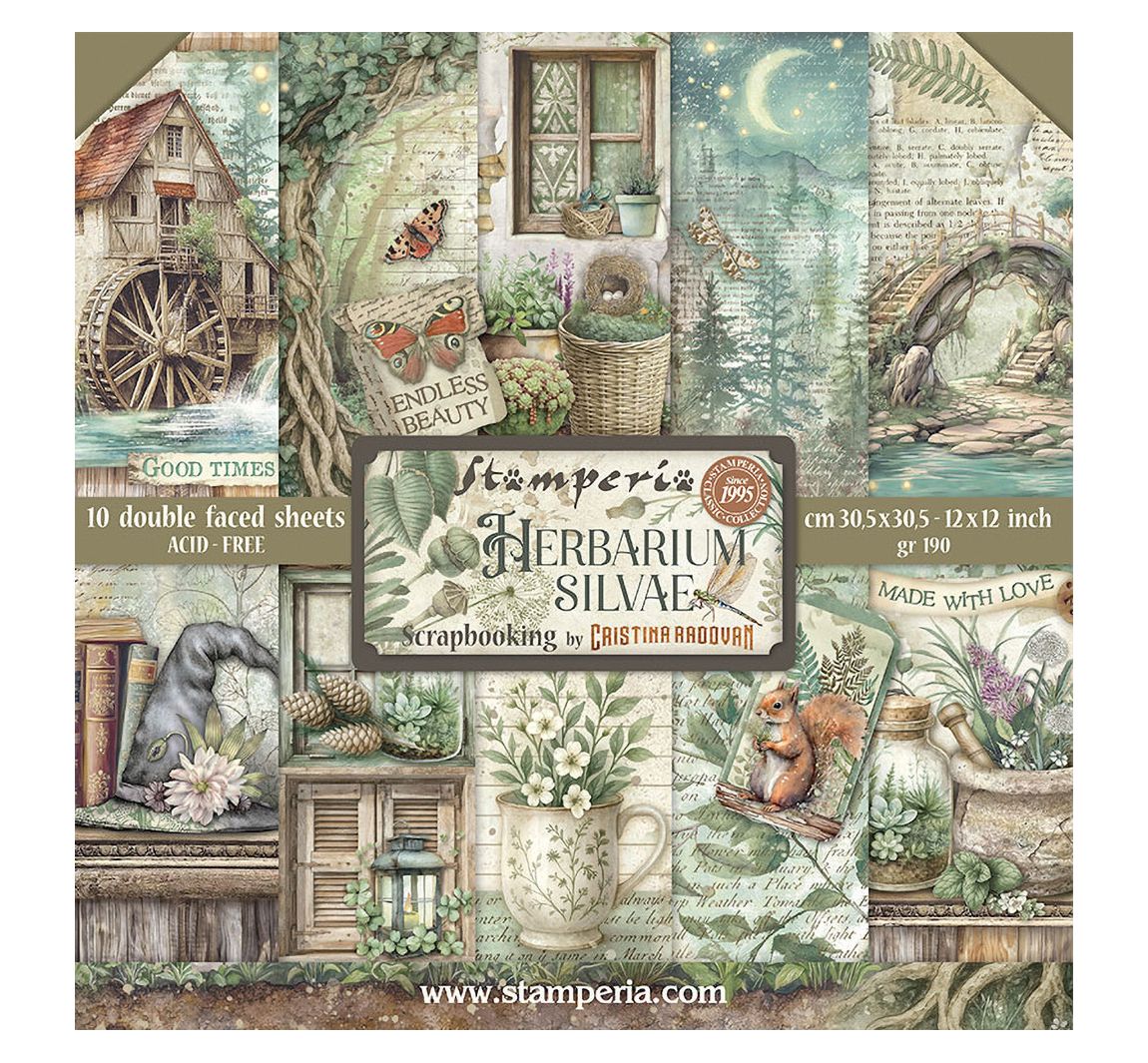 Scrapbook-Block "Herbarium Silvae"