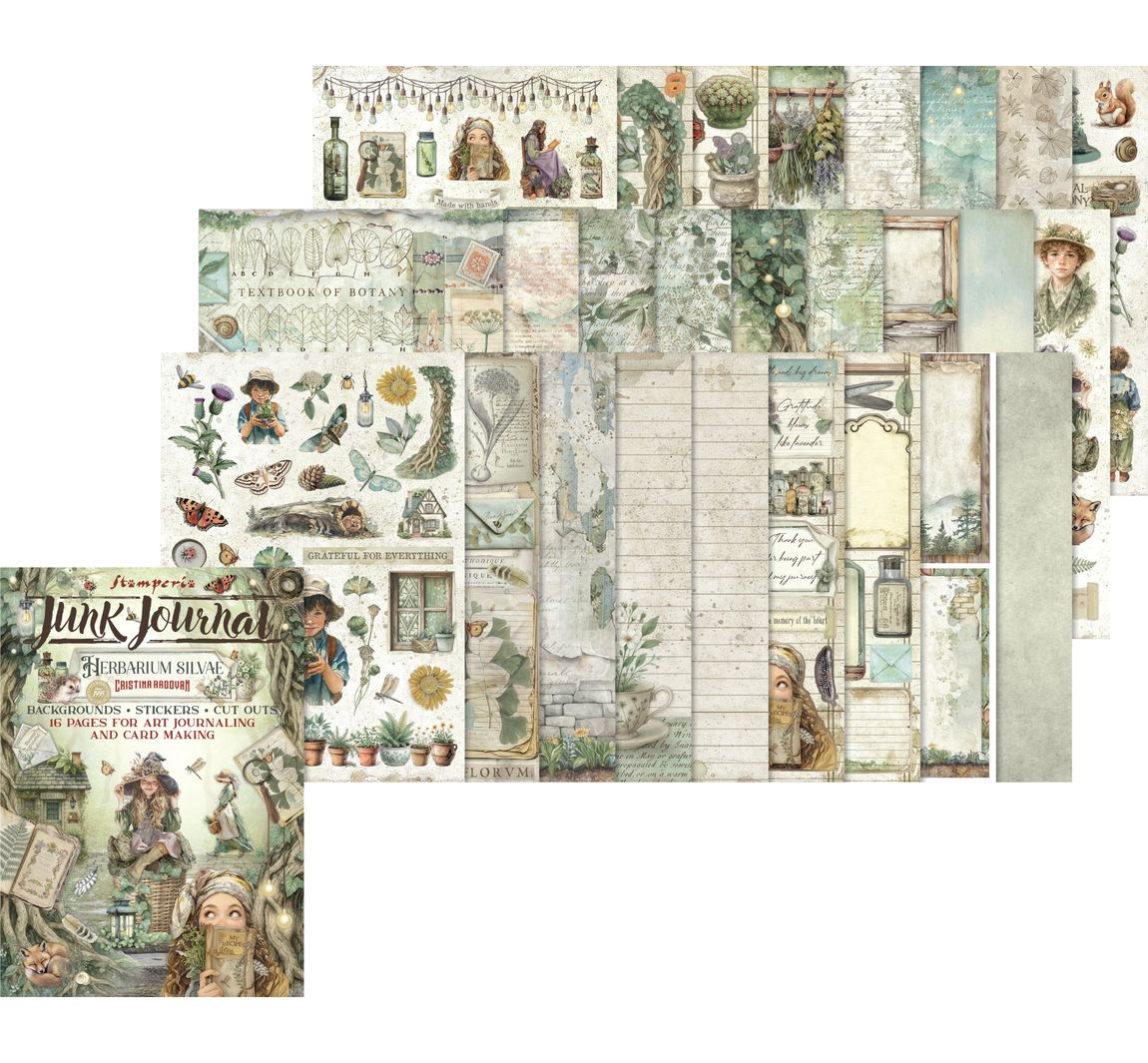 Junk Journal Book "Herbarium Silvae"