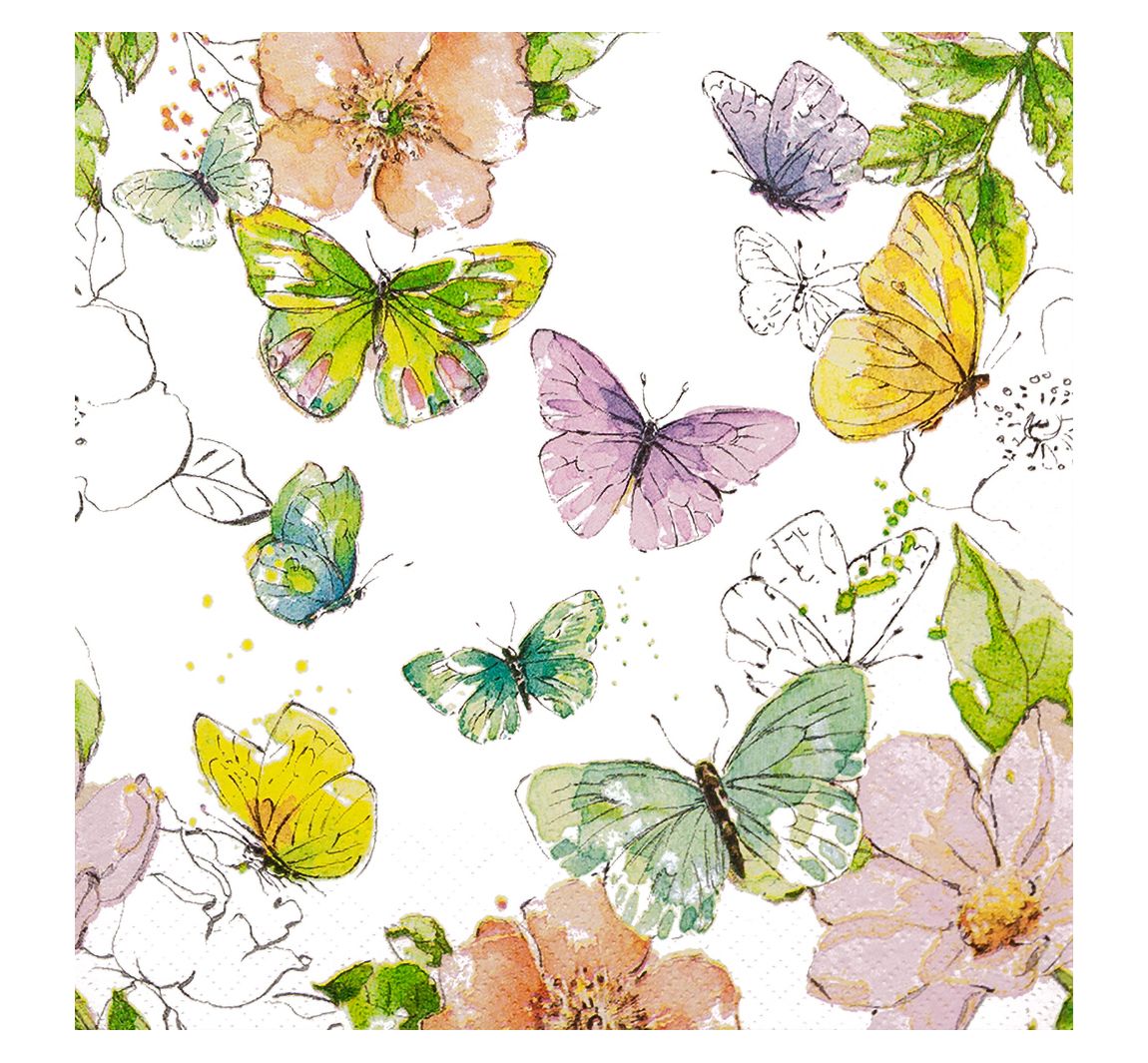 Serviette "Enchanted Butterflies"