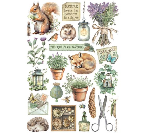 Washi Pad "Herbarium Silvae"