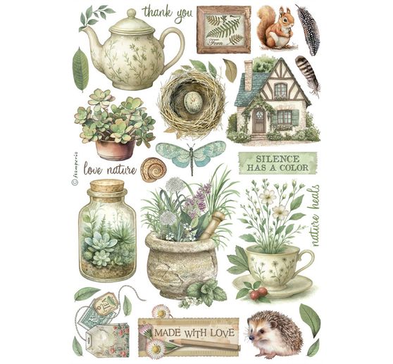 Washi Pad "Herbarium Silvae"