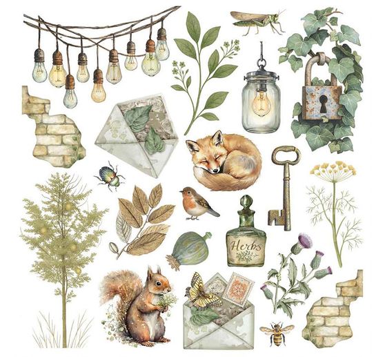 Rub On Sortiment "Herbarium Silvae"