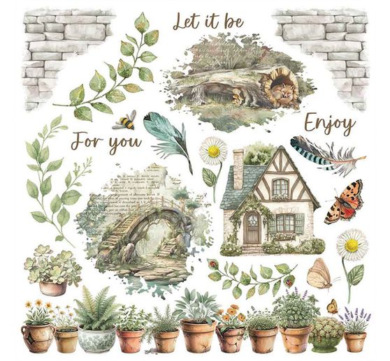 Rub On Sortiment "Herbarium Silvae"