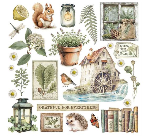 Rub On Sortiment "Herbarium Silvae"