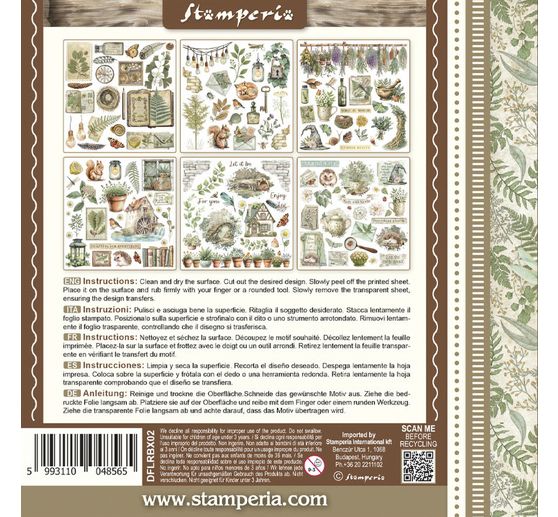 Rub On Sortiment "Herbarium Silvae"