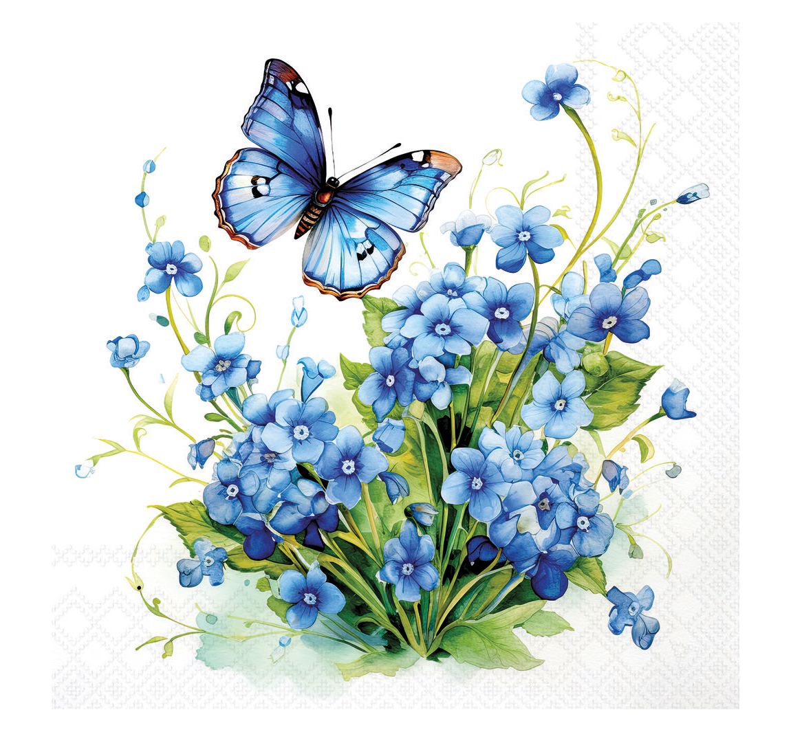 Serviette "Forget me Not"