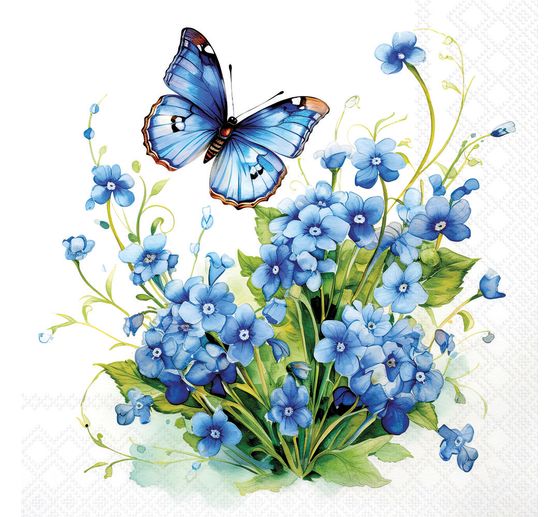 Serviette "Forget me Not"