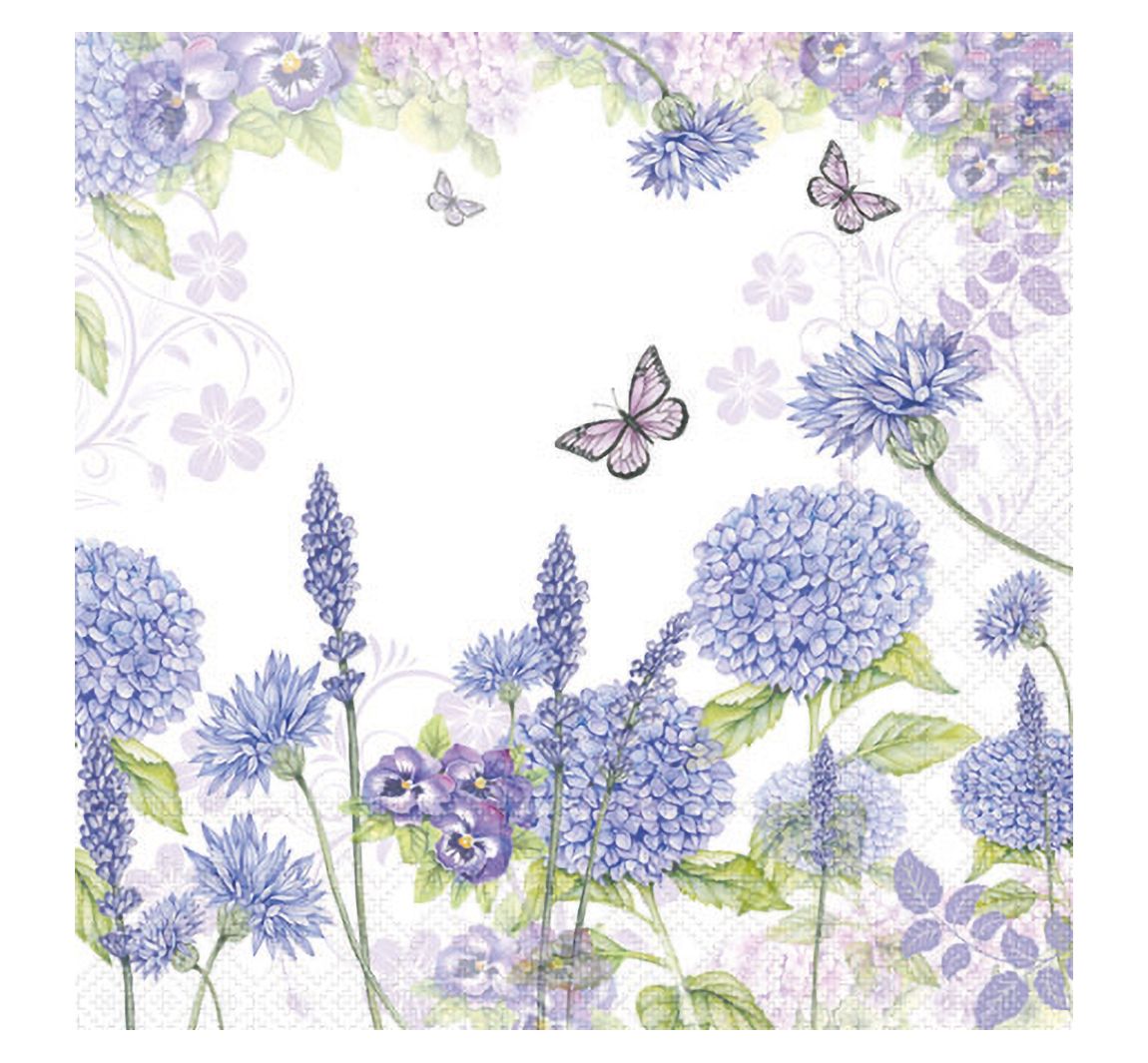 ambiente Serviette "Purple Wildflowers"