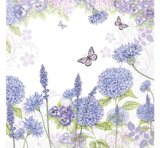 Serviette "Purple Wildflowers"