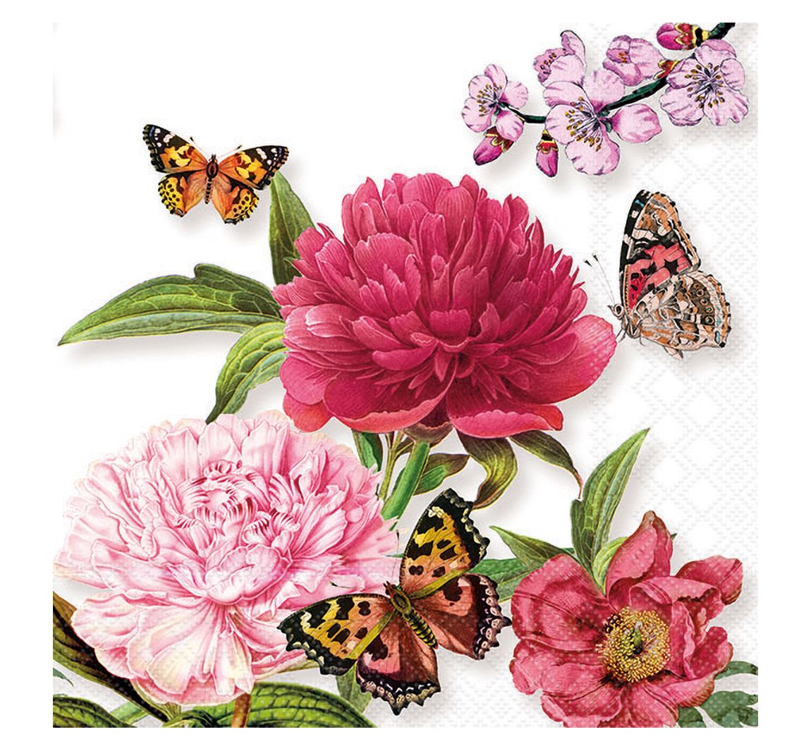 ambiente Serviette "Lovely Peonien"