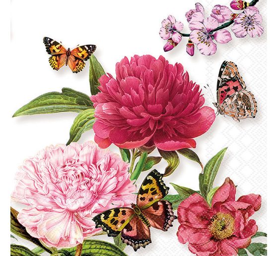 Serviette "Lovely Peonien"