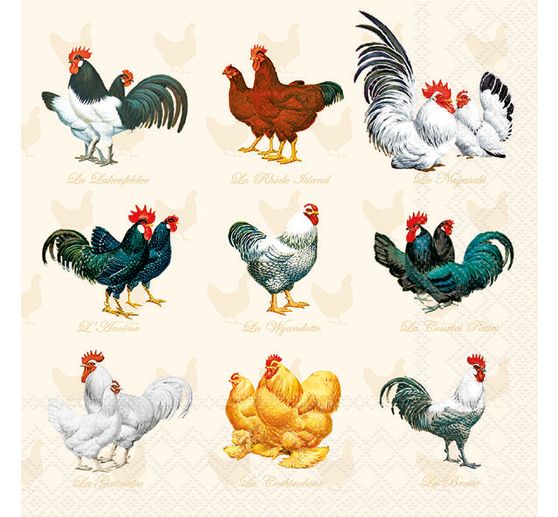 Napkin "Wyandotte Cream"