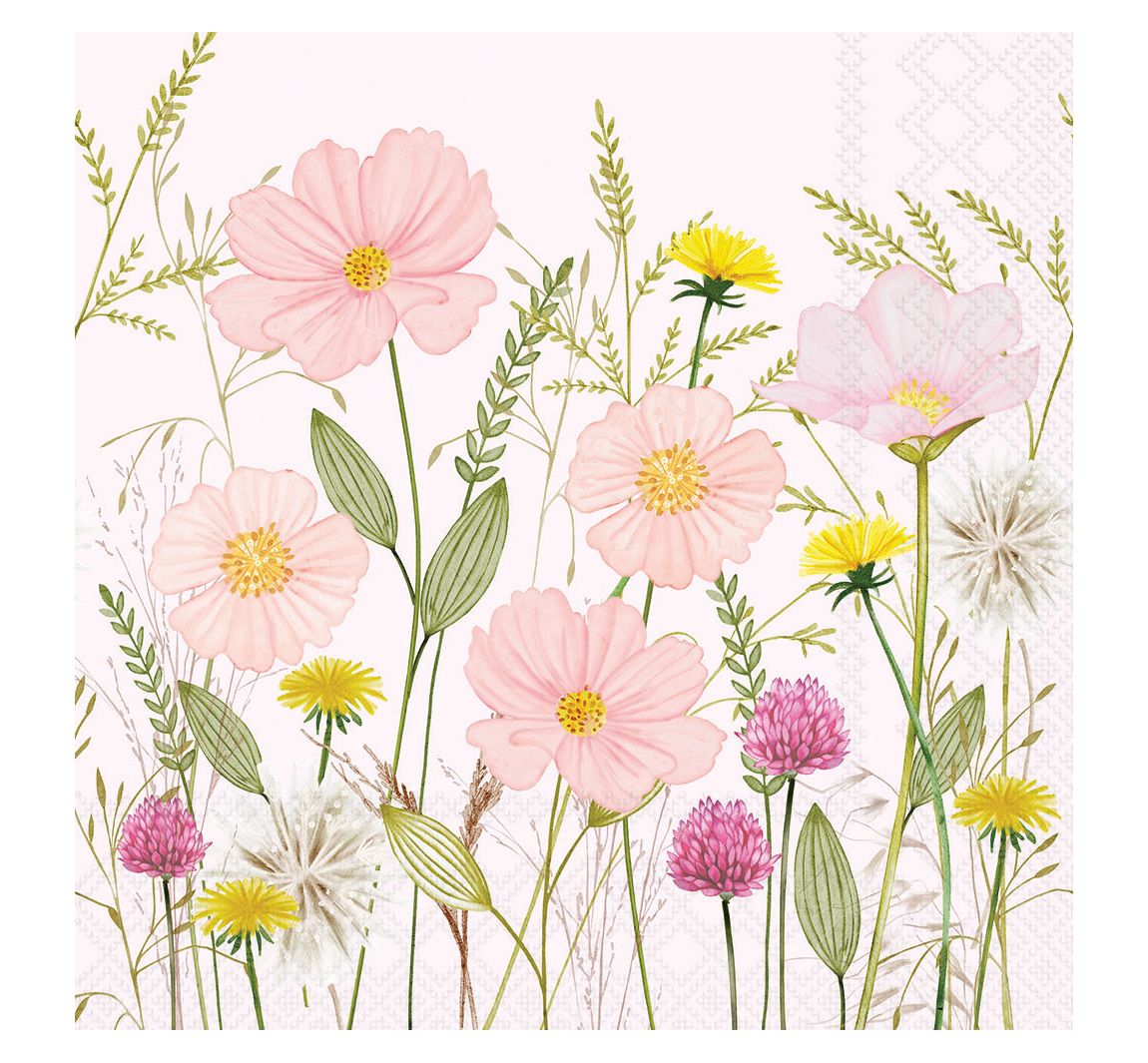 Serviette "Springtime flowers"
