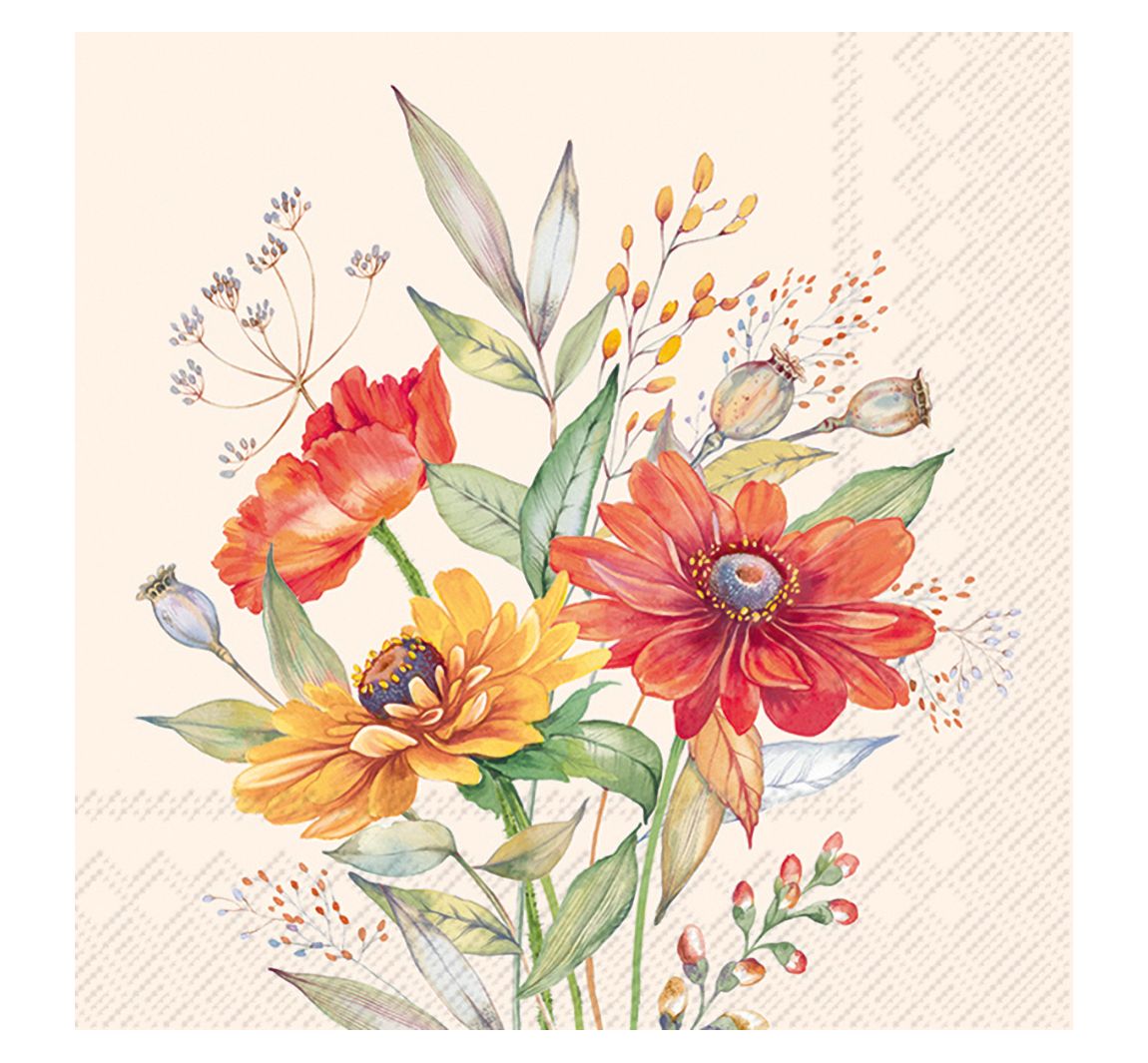 Serviette "Sunset Bouquet"