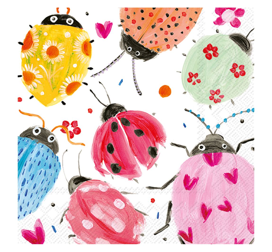 Serviette "Joyful Ladybugs"