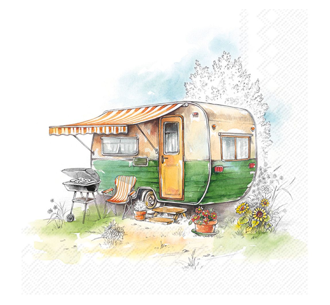 Serviette "Camping"