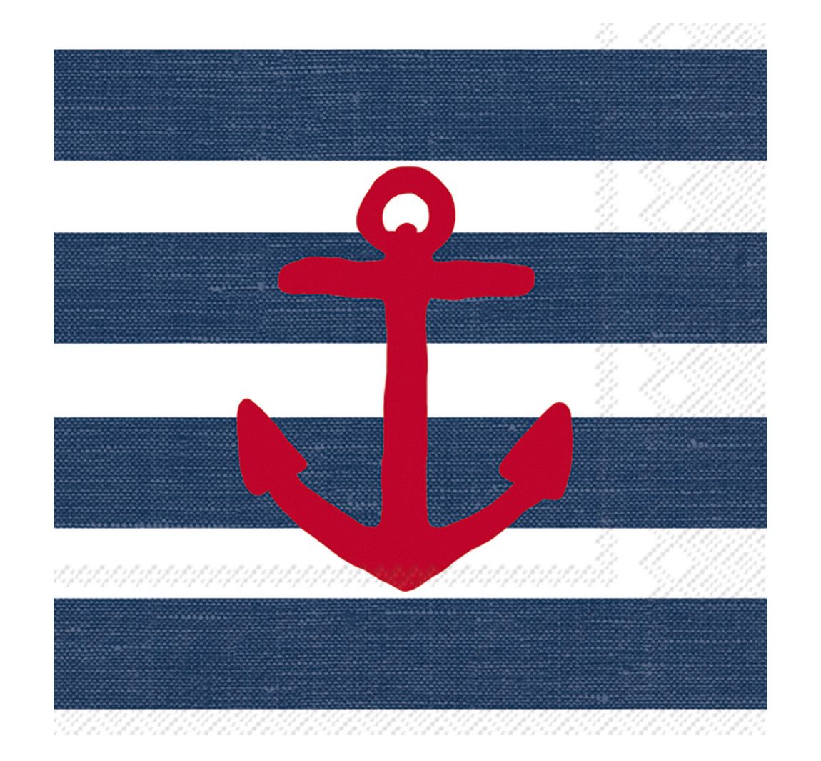 Serviette "Anchor blue"