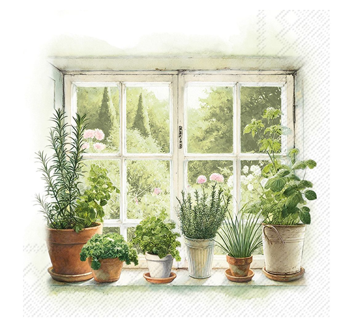 Serviette "Homegrown Herbs"