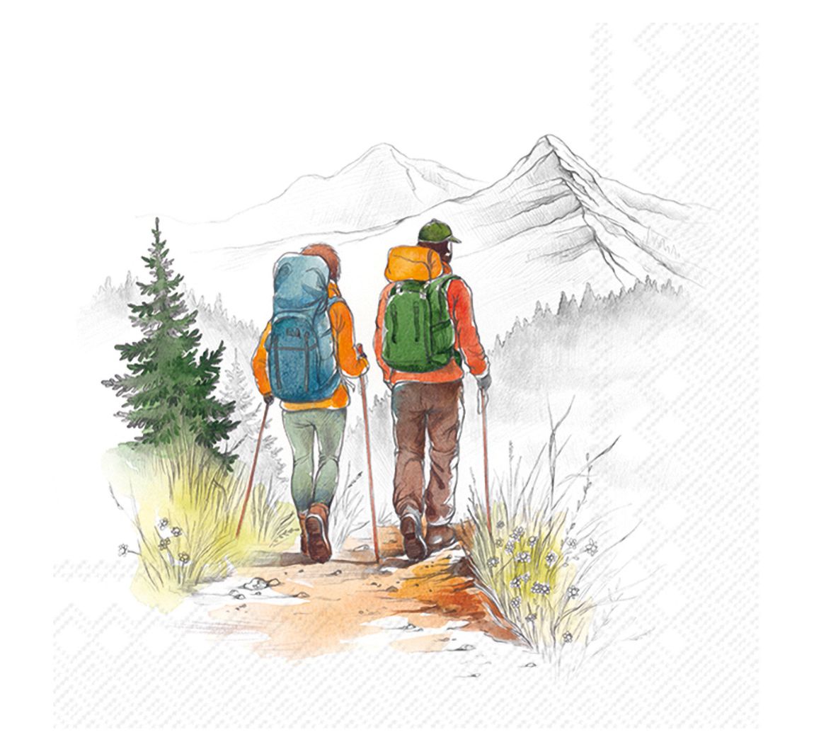Serviette "Hiking"