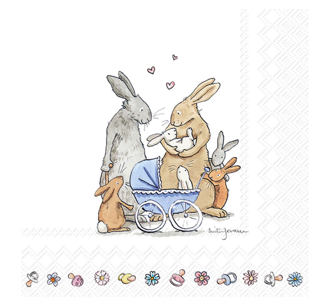 Serviette "Welcome Baby"