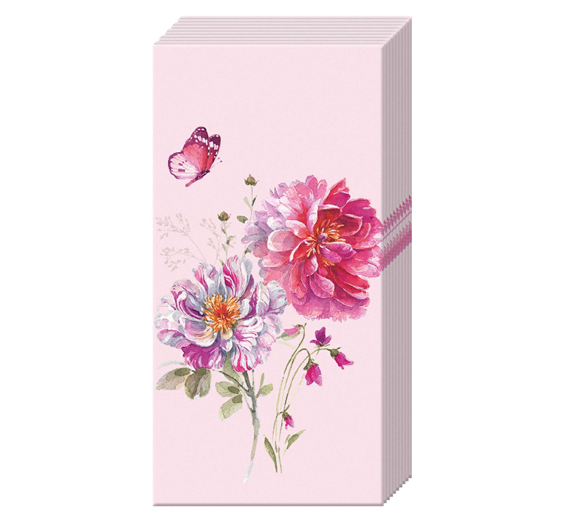 Papiertaschentücher "Jardin Rose"