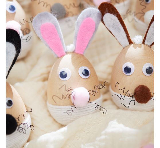 VBS Bastelset Anh&auml;nger "Eier-Hasen"