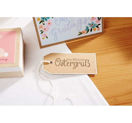 Holzstempel "Ein kleiner Ostergruß"