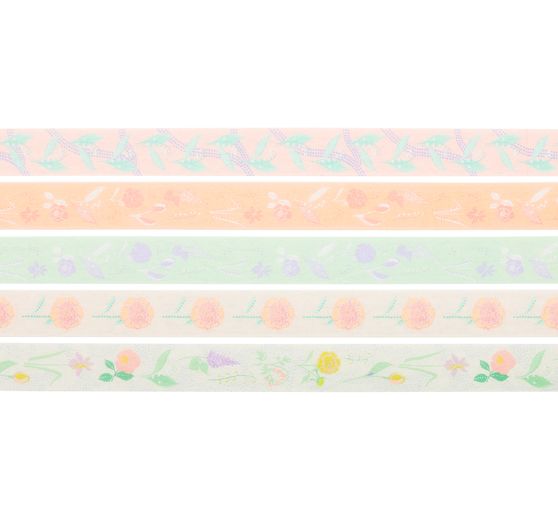 Tape-Set "Blumen Pastell"