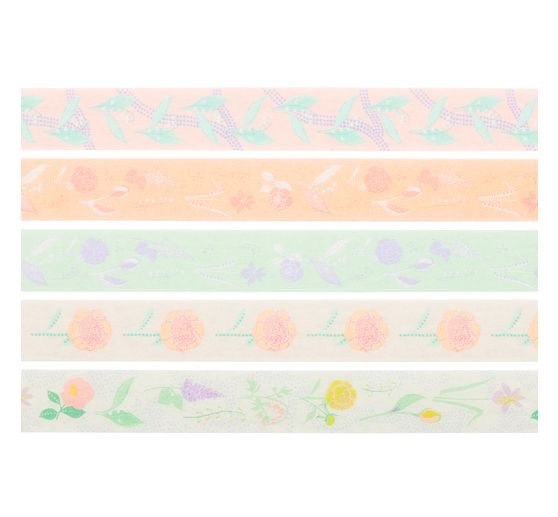 Tape-Set "Blumen Pastell"