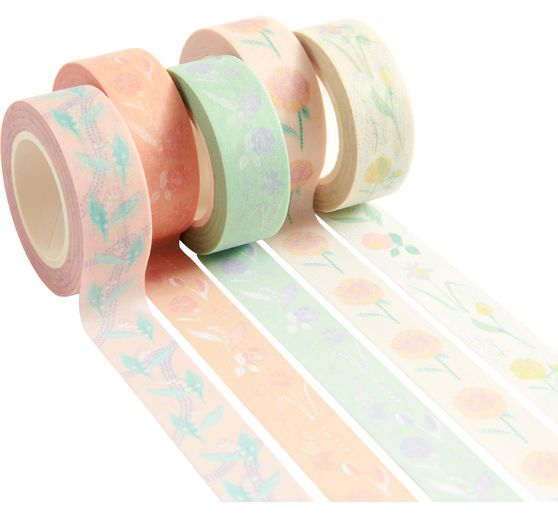 Tape-Set "Blumen Pastell"