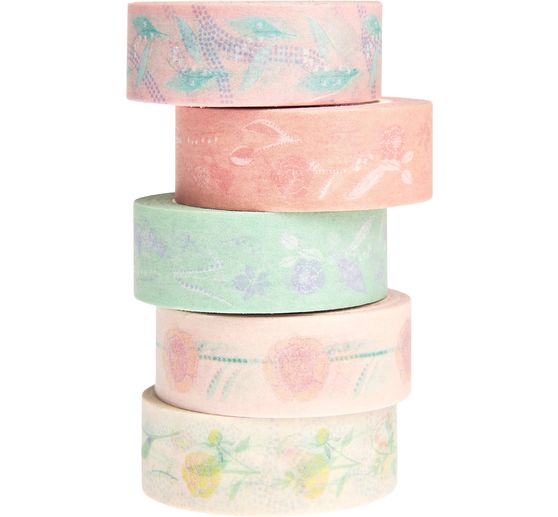 Tape-Set "Blumen Pastell"