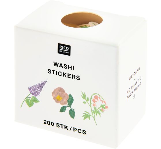 Washi Sticker "Blumen Pastell"