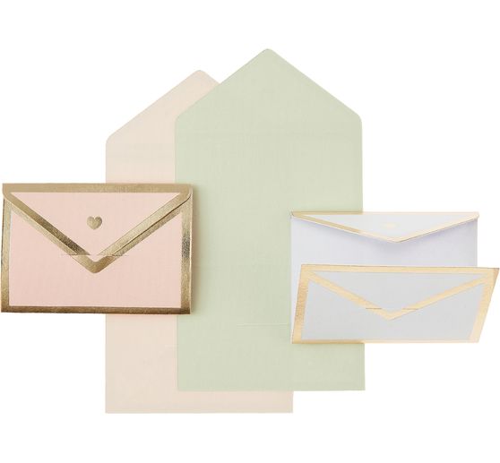 Mini Briefe Pastell