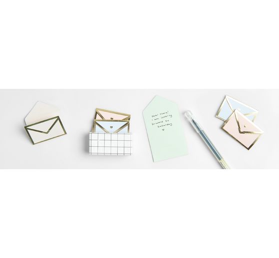 Mini Briefe Pastell