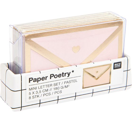 Mini Briefe Pastell
