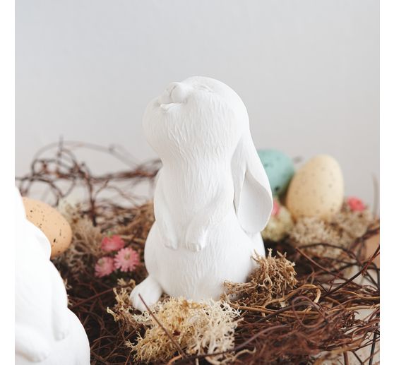 Holz Dekoplatte mit Rinde, auf F&uuml;&szlig;en, natur