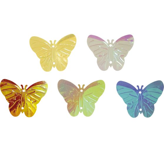 Pailletten Streuteile "Schmetterlinge"