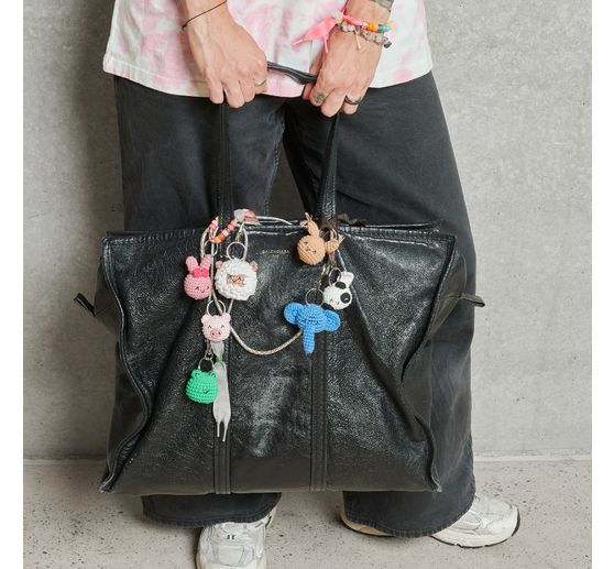 Ricorumi H&auml;kelset Schl&uuml;sselanh&auml;nger "Animals"