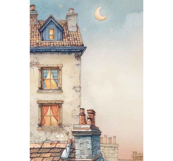 Motiv-Strohseide Backgrounds "Family", 8er-Set