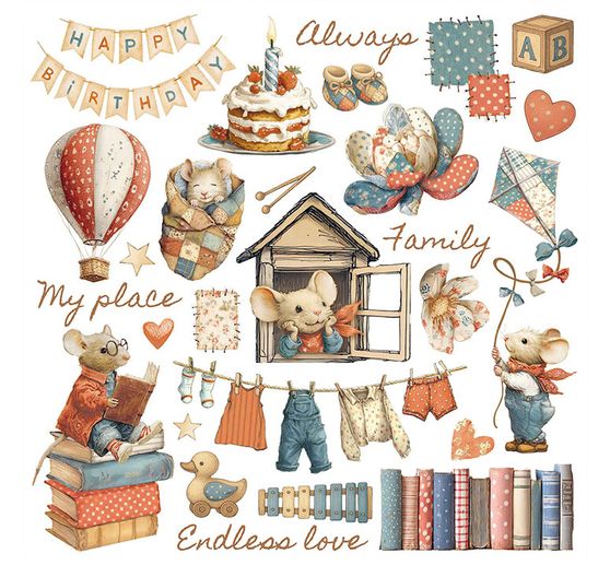 Rub On Sortiment "Family"