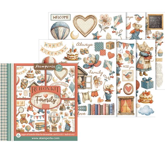 Rub On Sortiment "Family"