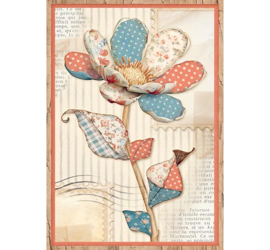 Motiv-Strohseiden Sortiment "Family", 8er-Set